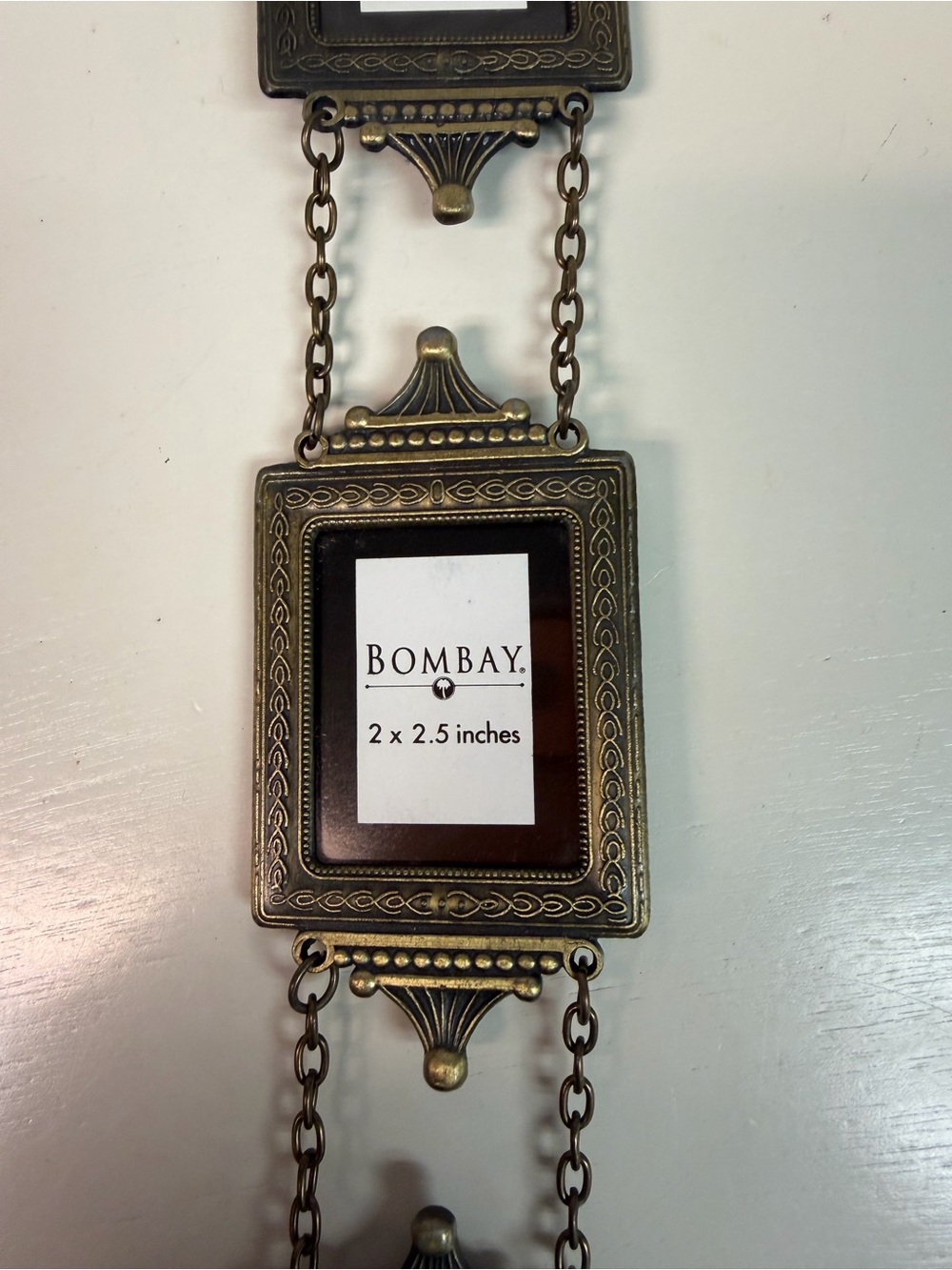 Bombay Metal Hanging 3 Tier Picture Frames - Picture 4 of 5